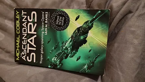 The ascendant stars by Michael cobley (signed book)