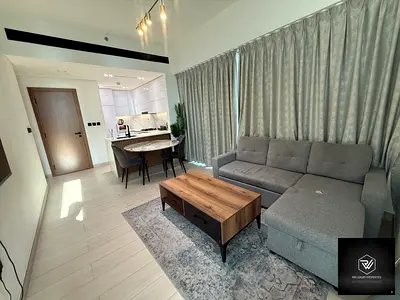 Fully Furnished 1BR | High Floor | City & Park Views | Binghatti Venus