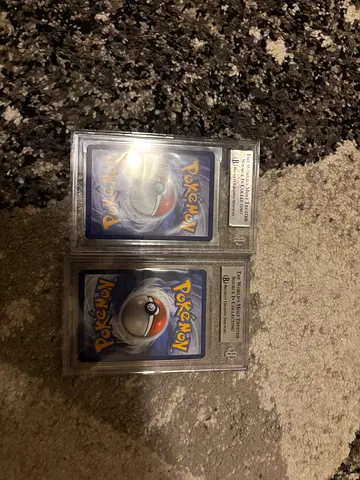 Two Graded Pokémon Trading Cards (Beckett Certified) - BGS/PSA Style Slabbed(negotiable)