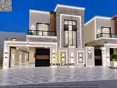 An upscale villa featuring a modern design and spacious interiors, with a practical layout ideal for