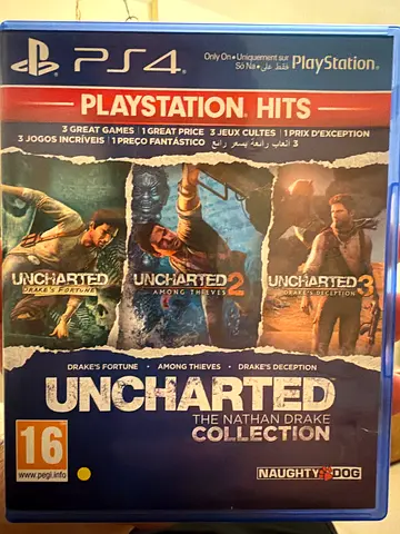 Uncharted Drake Collection 1 & 2 & 3
