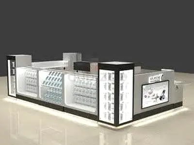 Modular Cell Phone Kiosk / In-Store Display Unit - Ready to Install
