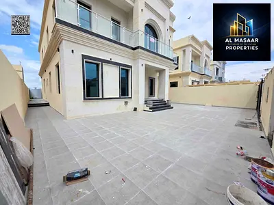 Luxury villa for sale in Al Rawda 3 – Ajman | First-time occupancy. A unique opportunity to own an upscale villa featuring modern design and luxurious