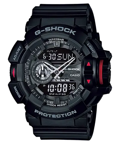 Casio G-Shock GA-400 Black Men's Watch - Tough & Reliable