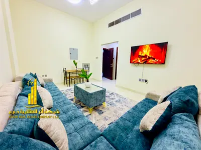 🏡 A luxurious 1-bedroom apartment in Al Nuaimiya 2, opposite Safeer Mall ✨ An unmissable opportunity for upscale living in Al Nuaimiya 2! A fully fur