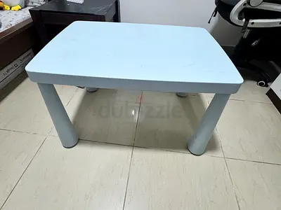 Small blue kids table