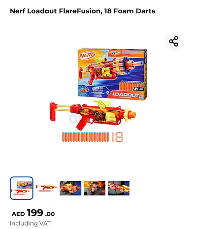 Nerf gun toy