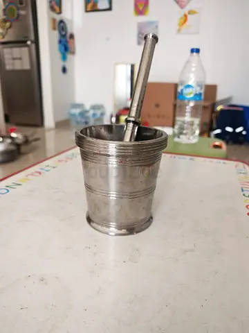 Stainless Steel Mortar and Pestle — Heavy Duty Kitchen Grinder