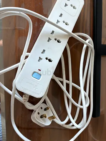 2 UK Plug Extension Power Strips / Surge Protected Multi Socket, Fully Functional