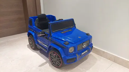 Kids Electric Ride-On Mercedes G63 - Blue, Works Well