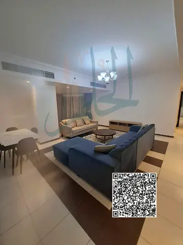 Furnished 1BR for Monthly Rent in Grand Mall Tower, Ajman | High Floor | Sea View | All Bills & Par