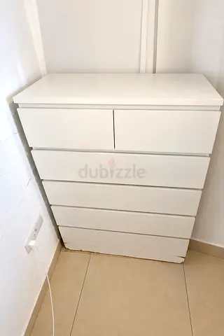 White 6-drawer Chest of Drawers — Good Solid Storage