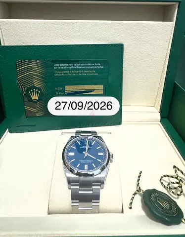 Rolex OP 36mm New Blue 2026 brand new Fresh Date