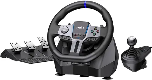 PXN V9 Gen2 900° Gaming Racing Wheel bundle. - Brand New