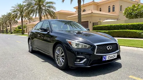AED 1,288/month | 0 Downpayment | Free 3 Months Warranty | 30 Day Return | INFINITI Q50 2024