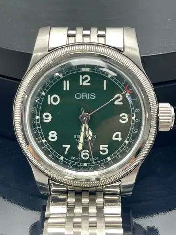 Oris stainless steel automatic watch with Jubilee bracelet (pre-owned)