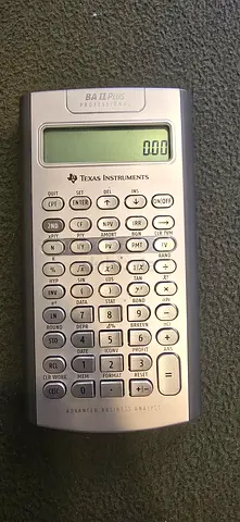 Texas Instruments BA II Plus Financial Calculator - Good Working Condition