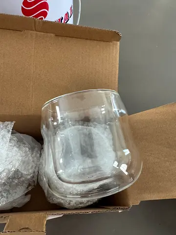 Set 2 coffee glass- brand new chattels and more -