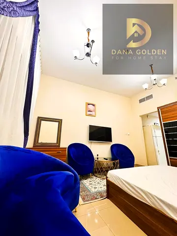 Studio for monthly rent, first occupancy, in Sharjah, Al Nahda area.