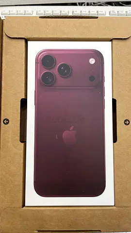 Apple iPhone 18 Pro max burgundy Sealed Box