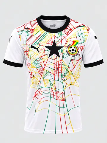 White Ghana Football Jersey (Puma) - Unisex Size Small
