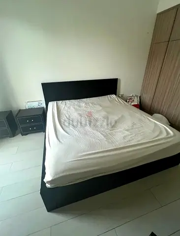 Ikea Queen size bed with mattress and storage drawers