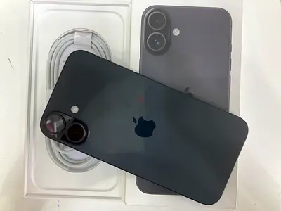 iPhone 16 plus in Black with box - Good condition .100 battery and warranty