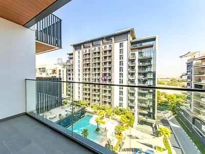 Spacious 2BR | Unfurnished | Pool View | Vacant