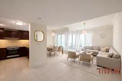 Furnished 1BR + Study | High Floor | Marina & City Views