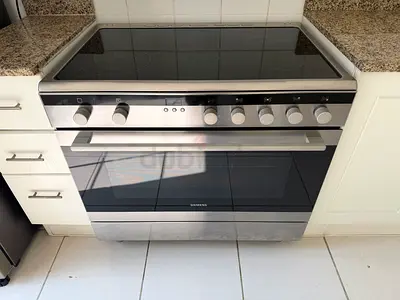 Siemens 90 cm Freestanding Ceramic Cooker with Schott Glass, German Engineering, HK9K9V850M