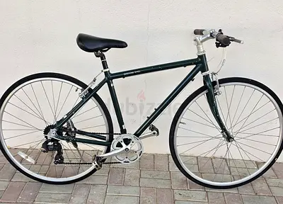 Hybrid wekend Brand Aluminum light wghit Bike Green, 7-Speed Converted