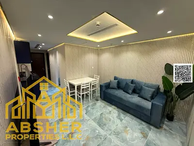 Modified Studio (Converted to 2 Bedrooms + Living Room) for Sale – Fully Furnished with Parking | Cash Only – Horizon Towers, Al Rashidiya 1