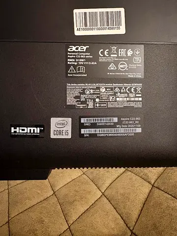 Acer Aspire Desktop (Core i5) - Good Working Condition - Brand New