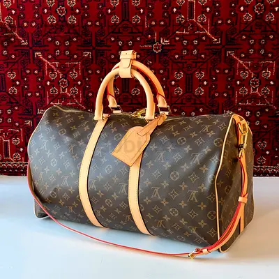 Luxurious Louis Vuitton Brown  Duffel Bag - A Must-Have!