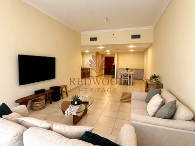 Spacious 2BR | Fully Furnished | 2 Parking on Title Deed