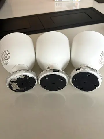 3 x Google Nest Outdoor Cameras (Wired) – Used, Camera Only, No Cables