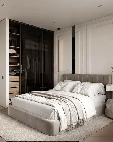 Modern upholstered bed