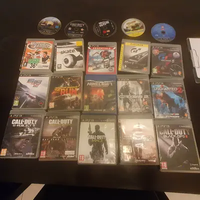 Bundle of 18 PS3 Games (Assorted Titles) - Mix of Sports, Racing, FPS & Adventure