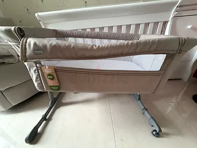 Chicco Next2Me Bedside Crib - Light Beige, Brand new, adjustable, movable.