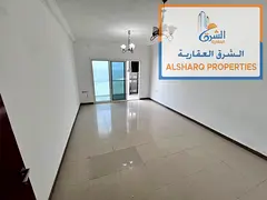 Spacious 3BR + Hall directly on Ajman Corniche with sea view, 2 balconies, 2 master bedrooms, 3 bath