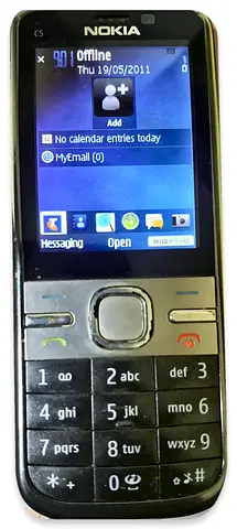 Nokia C5 classic - working basic phone with keypad