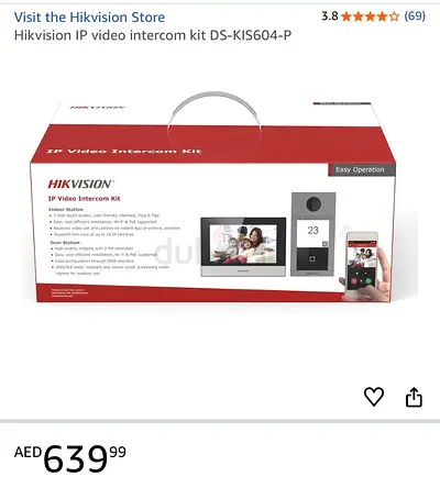 Hikvision IP Video Intercom Kit (DS-KIS604-P)