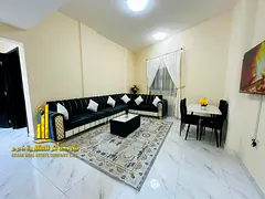 Luxury apartment, second occupancy. Two bedrooms and a living room with an open view. Ajman Corniche