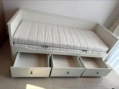 Ikea hemnes day bed with mattress 2
