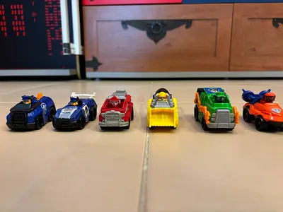 Paw Patrol Metal Cars 6 Pack
