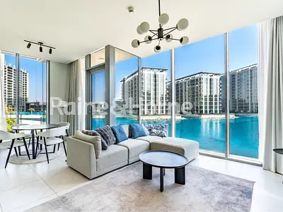 Bright 2BR | Maids Room | Lagoon View