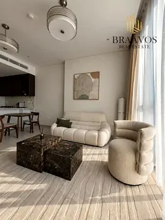 Modern 1BR Apartment | RA1N Residence JVC | Furnished | Balcony & Community View