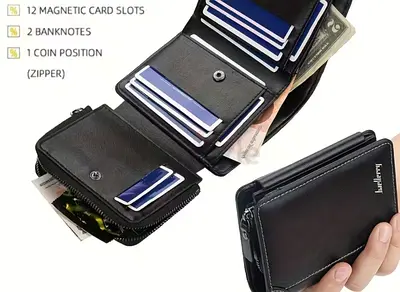 Men shoulder bag and wallet