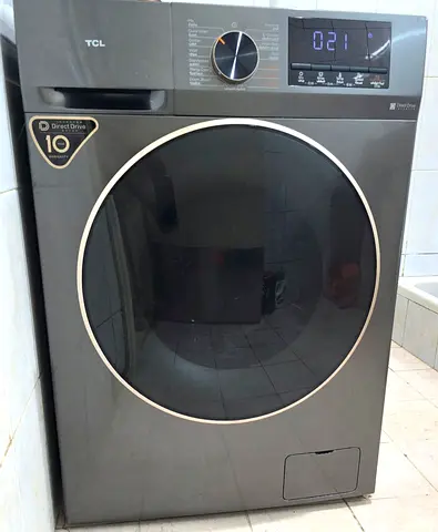 TCL Front Load Washing Machine - Grey, Good Working Condition. 10kg Washer and 6kg Dryer. Family use