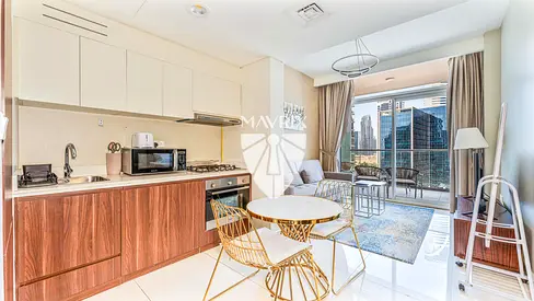 Furnished 1BR | Vacant | Burj View | Move In Ready